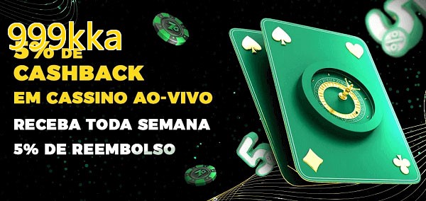 Promoções do cassino ao Vivo 999kka